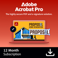Adobe Acrobat Pro 1-Year Subsc Picture