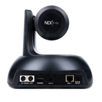 AIDA PTZ-NDI-X18 Full HD NDI|HX Indoor/Outdoor Broadcast 18x PTZ Camera, Black
