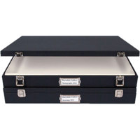 Lineco Museum Storage Box - 8 x 10 x 1.5, Black