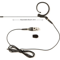 Audix HT7 Single Ear Headworn Omnidirectional Mic with TA3F Connector, Black