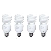 Alzo Digital 15W 120V Joyous Light CFL Bulb, 5500K, 750 Lumens, 4 Pack