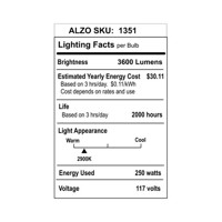 Lamp 250 Watt Quartz Halogen Picture