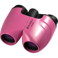 Barska 10x25 Colorado Porro Prism Binocular, 5.5 Degree Angle of View, Pink
