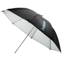 Broncolor 34" Umbrella, White/Black