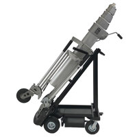 Backstage Long John Silver Steel Stand Cart (Avenger), Black Hammertone