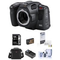 Blackmagic Design Pocket Cinema Camera 6K Pro with Essential Accessories Kit