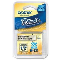 Brother 12mm (0.47") Black on  Picture