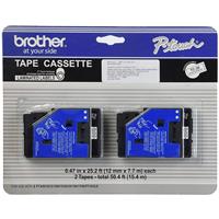 Brother 12mm (0.47") Black on  Picture