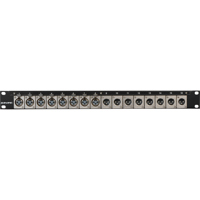 Canare 1RU A/V Bulkhead Panel, Picture