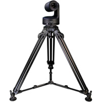Cartoni T721 PTZ Lightweight 100mm Base 2-Section Aluminum Tripod w/Mid Spreader