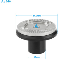 CAMVATE ARRI Rosette Mount M6 Female Thread Mount with 15mm Micro Rod