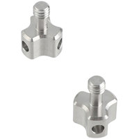 CAMVATE 1/4"-20 Thumbscrew Lock Knob for DSLR Camera Cage Handgrip, 2-Pack