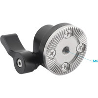 CAMVATE Standard ARRI Rosette M6 Thread Mount with 15mm Single Rod Holder
