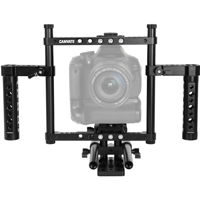 CAMVATE Hand-Held Full Frame Camera Cage w/QR Baseplate, 15mm Rod Support System