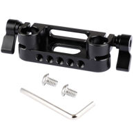 CAMVATE 15mm Dual Rod Clamp Railblock for Shoulder Mount
