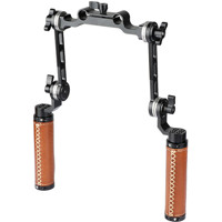 CAMVATE ARRI Rosette Dual Handgrip with Adjustable Extension Arm