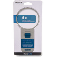 Carson SV-40 Illuminated Handheld 4x Power 3" Aspheric LED Lighted Magnifier
