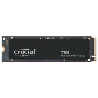 Crucial T705 PCIe Gen5 NVMe M.2 SSD Internal Gaming SSD