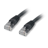 Comprehensive 25' Cat6 550 MHz Snagless Patch Cable, Black