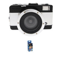 Lomography Fisheye 2 Point-n-Shoot 35mm Camera with FREE 3 pack of Lomo 400 speed Color Film 36 exposures