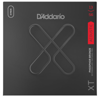 D'Addario XTAPB1356 XT Phosphor Bronze Acoustic Guitar String Set, 13-56, 3-Pack