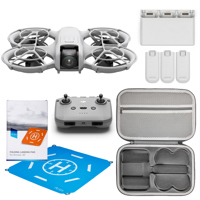 DJI Neo Drone Combo w/RC-N3 Remote Controller, Carrying Case,20" Landing Pad Pro