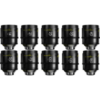 DZOFILM Arles Prime Cine 10-Lens Kit for PL Mount, Black