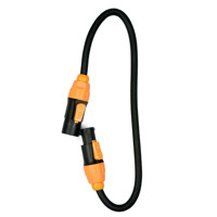 Elation SIP064 1.6' IP65 Male to Female Power Link Cable