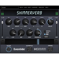 Eventide ShimmerVerb H9 Series Ethereal Reverb w/Pitch Shifting Plug-In,Download