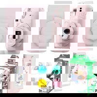 Fujifilm Instax Mini 12 Instant Camera, Blossom Pink, with Accessory Kit & Film