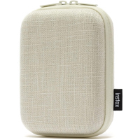 Fujifilm Hard Shell Case for Instax Mini Link 2 Smartphone Printer Woven Ivory