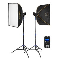 Flashpoint BLAZ 300-V 300Ws R2 Studio Monolight Flash (2 Light Kit)