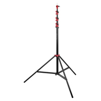 Flashpoint 13' Pro Air-Cushioned Heavy-Duty Light Stand V2, Red