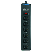 Furman Sound SS-6 6-Outlet Steel Power Block with 15' Power Cord