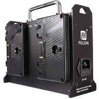 FX Lion FX-M4A Mini 4-Channel Gold-Mount Battery Charger