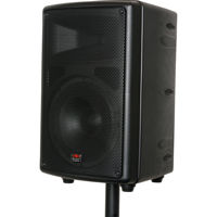 Galaxy Audio TQ8X 8" PA Speaker w/Trek GTU Headset Mic System,A&B:524.5-594.5MHz