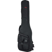 Gator Cases Transit Series Gig Bag for Bass Guitar, Charcoal Black Exterior