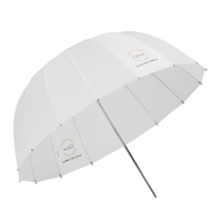 40" White Translucent 2 In 1 Umbrella