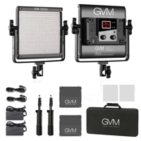 GVM 560AS 30W Bi-Color Soft LED Panel 2-Light Kit, 2300K-6800K