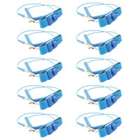 Green Extreme 6' Anti-Static Wrist Strap, Blue 10-Pack