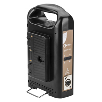 Green Extreme Dual Position Li-Ion Battery Charging/Power Station (Gold Mount)