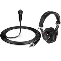 H&A HA-OM-L Lavalier Microphone for Sennheiser ew with Pro Headphone