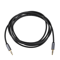 H&A Stereo Mini Male to Stereo Mini Male Auxilary Cable (Gold Series) 6'