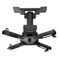 H&A Universal Projector Ceiling Mount, Black