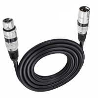 H&A Value Series XLR M to F Professional Microphone Cable - 15'