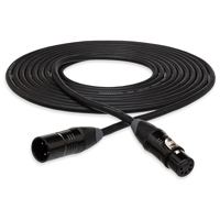 Hosa Technology DMX-705 5' XLR5M to XLR5F Cable, Black