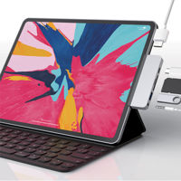 Hyper HyperDrive 6-In-1 USB-C Hub for iPad Pro, Silver