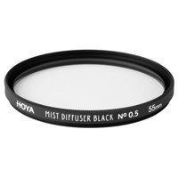 Hoya 55mm Mist Diffuser Black No. 0.5 Glass Filter