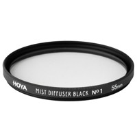 Hoya 55mm Mist Diffuser Black No. 1 Glass Filter