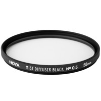 Hoya 58mm Mist Diffuser Black No. 0.5 Glass Filter